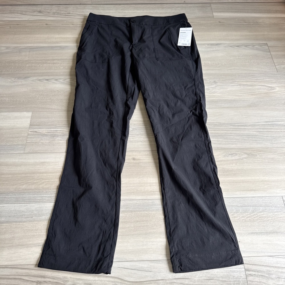 Athleta Trekkie Hike Pant Pants Womens 16T Black Hiking Stretch Zip Pockets NWT